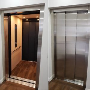 Elvoron Home Elevator installation in residence in Calgary, Canada