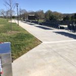 Artira installation at tennis court at University of Virginia