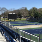 Artira installation at tennis court at University of Virginia