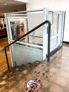 Genesis Enclosure installation in the Harley Davidson dealership in Mississauga, Ontario, Canada