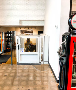 Genesis Enclosure installation in the Harley Davidson dealership in Mississauga, Ontario, Canada