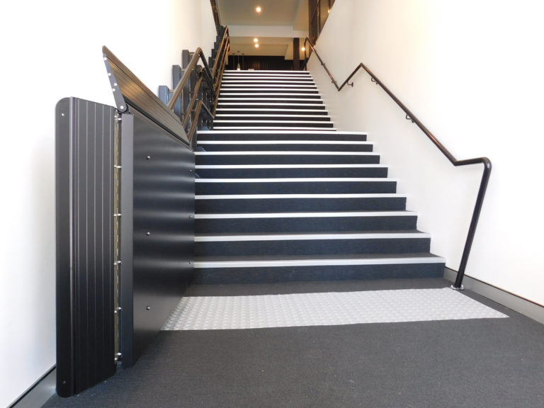 Black Artira in office building