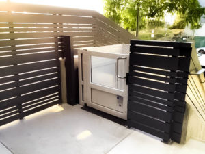 Outdoor Genesis Enclosure installation in Los Angeles, USA. Top floor