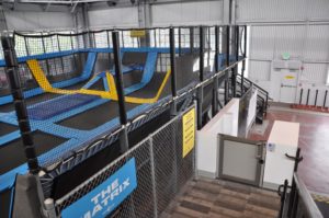 Genesis OPAL installed at an indoor Trampoline Park